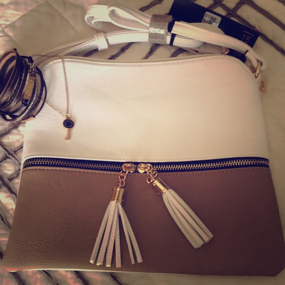 Medium Size Vegan Leather Crossbody/ various color